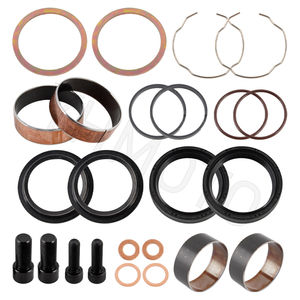 Para Harley Dyna Low Rider Street <span class=keywords><strong>Fat</strong></span> <span class=keywords><strong>Bob</strong></span> <span class=keywords><strong>2006</strong></span>-2017, Piezas de motocicleta, botas de pierna de horquilla delantera, Kit de sellado de junta de reconstrucción - Product Image 1