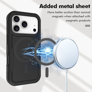 Étui de téléphone antichoc 2 en 1 pour Samsung S26 Edge S24 ultra Étui de téléphone portable pour <span class=keywords><strong>iPhone</strong></span> 17 <span class=keywords><strong>Pro</strong></span> <span class=keywords><strong>Max</strong></span> Housse - Product Image 3