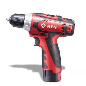KEN <strong>Multifunctional</strong> Lithium Battery Cordless Drill Set 12V Electric <strong>Screwdriver</strong> Impact Drill <strong>with</strong> Fast Charger for Professional - Product Image 1