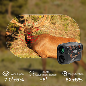 SW-HM Télémètre de golf OEM Télémètre de chasse Outils de recherche de 2km Télescope de 2000 verges Télémètres télémètres avec mode vitesse - Product Image 3