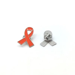 <span class=keywords><strong>Badge</strong></span> de sensibilisation au <span class=keywords><strong>cancer</strong></span> du sein en gros, en métal, en fer, en émail souple, en résine, épingle de sac à dos, souvenir, en alliage de zinc, <span class=keywords><strong>badge</strong></span> ruban OEM - Product Image 3