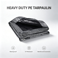Bâche imperméable robuste anti-rayures en PE pour la vente en gros