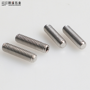 Tornillo de fijación de punta plana de acero inoxidable DIN913, tornillo de fijación de punta plana hexagonal de acero inoxidable M1.6 M2 M3 M4 M5 M6 M8 M10 M12 <span class=keywords><strong>M20</strong></span> - Product Image 5
