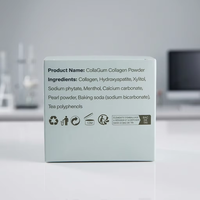 Poudre dentifrice au collagène probiotique personnalisée ODM pour des gencives saines et un blanchiment des dents, support de marque privée, usine OEM