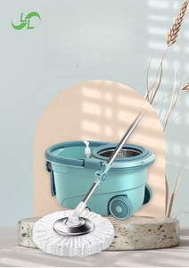 2025 ensemble de vadrouille rotative à double entraînement mains libres en acier inoxydable avec seau de vadrouille en plastique de coton <span class=keywords><strong>nettoyant</strong></span> de <span class=keywords><strong>sol</strong></span> facile pour <span class=keywords><strong>un</strong></span> usage domestique - Product Image 6