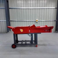 Machine à couper la paille à entraînement par courroie trapézoïdale, à cadre stable, avec alimentation automatique des aliments, pour usine de traitement d'aliments, à haute efficacité et économie de main-d'œuvre