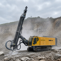 Foreuse DTH sur chenilles diesel double alimentation Kaishan KT20S pour travaux lourds, profondeur de forage 35m, diamètre 130-254mm, pour le forage de super grandes mines