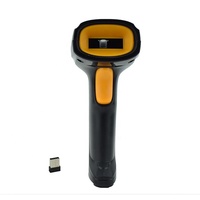 Lecteur de codes-barres d'entrepôt Bluetooth 2,4 GHz USB sans fil Lecteur de codes-barres 1D 2D Lecteur de codes QR Pistolet
