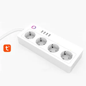 PD Usb C Swiss(CH) Standard 230V 10A Wifi Power Strips Smart Life Remote Control Extension Cord Sockets Use for Household Device