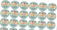 Etiquetas Adhesivas Transparentes Personalizadas, Resistentes al Agua, Resistentes a los Rayos UV, Material BOPP, Protección Solar, 500 Piezas, Etiquetas con Texto e Imagen Personalizados