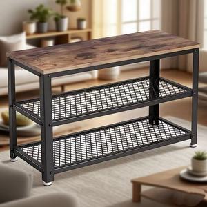 Banc à chaussures industriel rétro créatif pour <span class=keywords><strong>la</strong></span> maison, adapté pour être placé à l'entrée ou dans le coin du mur - Product Image 6