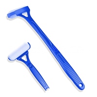 Applicateur à rouleau pliable à long manche pour crème solaire, hydratant, crème corporelle, mousse à raser, lotion corporelle pour hommes et femmes