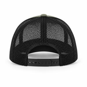 Gorra Trucker al por Mayor de 6 Paneles, Casual, Verde Oliva, Transpirable, con Logotipo Bordado Personalizado - Product Image 3
