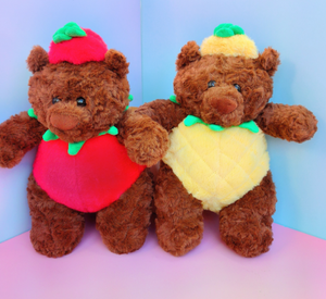 Série de Peluches Animaux Mignons de Dessin Animé, Coussin Doux et Moelleux à Câliner Ours Canard Crocodile Chien Jouet Cadeau pour Enfants Adultes Décoration Maison - Product Image 2