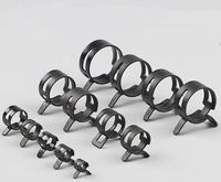 Collier de serrage en acier pour tuyau de carburant/huile/eau, système de mesure métrique, support personnalisé OEM, collier de serrage pour tuyau