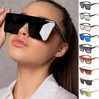 Lunettes de soleil oversize de haute qualité pour sports de plein air, lunettes carrées anti-chaleur UV400, logo personnalisé, mode, sport, cyclisme, conduite