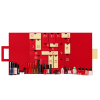 Cosmétiques de Noël OMT 24 Dates Calendrier de l'Avent Emballage cadeau mystère Boîte en papier rigide avec matériaux recyclés