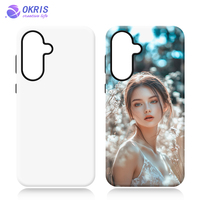 Coque de téléphone 3D 2 en 1 pour Samsung A37, sublimation, coque de téléphone personnalisée, coque de téléphone vierge à double couche pour Samsung Galaxy A57