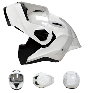 卸売 新型 モトクロス ハーフフェイス ABS フリップアップ ヘルメット <span class=keywords><strong>DOT</strong></span>/ECE 認証済み 1.2kg 超軽量 モジュラー オールシーズン 大量注文 - Product Image 4