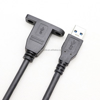 Kabel USB 2.0 3.0 Male to Female Ekstensi Data Pengisian Cepat 0.4M
