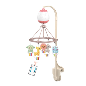 Juguete Musical Giratorio con Control Remoto para Bebés, Campana <span class=keywords><strong>de</strong></span> <span class=keywords><strong>Cuna</strong></span> con Luces, Juguete Colgante <span class=keywords><strong>de</strong></span> Plástico para la Educación Temprana del Bebé - Product Image 2
