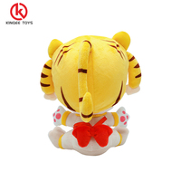 Kinqee Jouets en peluche personnalisés OEM fabricant de jouets en peluche usine poupée de chiffon tigre personnalisé mignon en peluche peluche princesse pour fille