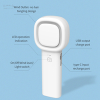 Ventilateur électrique Portable sans lame, appareil de refroidissement de l'air, mah, chargeur Usb personnalisé