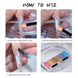 Buling Clay Nail Art Aurora Powder 2024 nuevo Glitter Maillard <span class=keywords><strong>Magic</strong></span> Mirror Powder Yunjin polvo belleza - Product Image 4