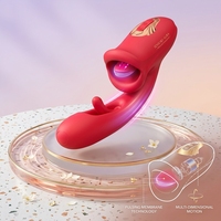 2-in-1 Luftdruck-Saug- und Vibrationsmassagegerät, USB-Aufladbares Wasserdichtes Persönliches Wellness-Gerät, Dualmotor-Körpermassage