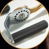 VIGFIT Ensemble de 3 pièces réglable en acier de haute qualité, système de poulie chromé noir, rack de musculation, machine Smith, accessoires de traction latérale
