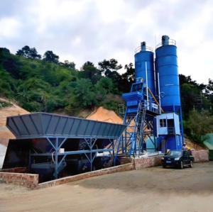 Planta Mezcladora de Concreto Estacionaria, Suministro Directo, Elevador de Cangilones para Fábrica de Bloques Prefabricados y Pavimentación, Capacidad de 60-90m3/h - Product Image 2