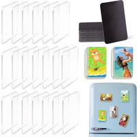 Kits de découpe laser personnalisés en acrylique pour aimants de réfrigérateur – Feuilles magnétiques vierges transparentes pour autocollants de réfrigérateur DIY personnalisés