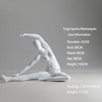 Mannequin de Yoga Féminin Élégant et Vif pour Présentation de Vêtements de Sport et de Mode – Vente en Gros