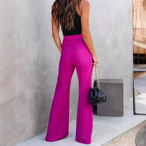 <span class=keywords><strong>Pantaloni</strong></span> lunghi svasati <span class=keywords><strong>donna</strong></span> <span class=keywords><strong>donna</strong></span> <span class=keywords><strong>donna</strong></span> eleganti e elasticizzati a <span class=keywords><strong>vita</strong></span> alta <span class=keywords><strong>donna</strong></span> Modulare festa <span class=keywords><strong>pantaloni</strong></span> larghi da <span class=keywords><strong>donna</strong></span> - Product Image 2