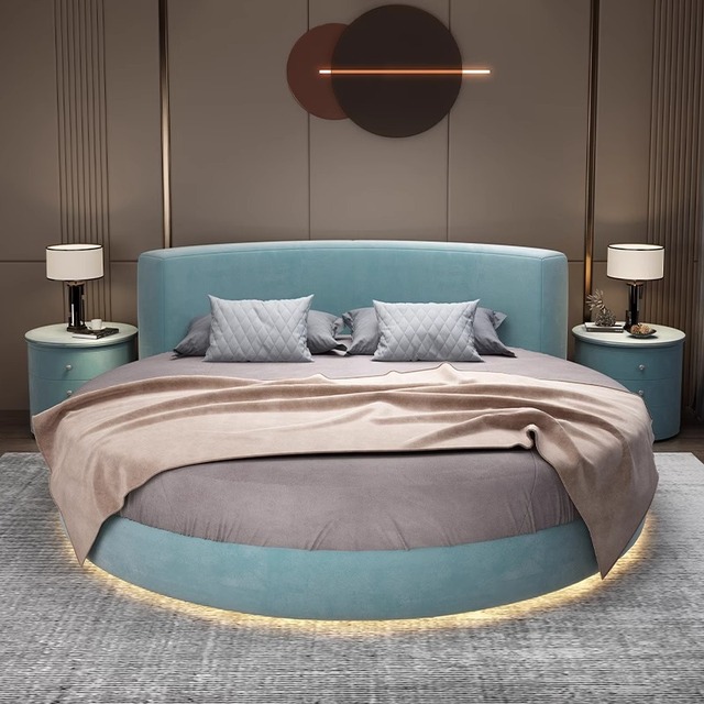 Smartcare Japanese Design Soft Leather Queen Bed with Storage and Sofa Function Easy Assembly Solid Wood Frame