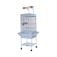 Cage à oiseaux extra large en métal à motif solide Cage d'élevage extérieure empilable avec fermeture à bouton pour chiens chats directement de Chine