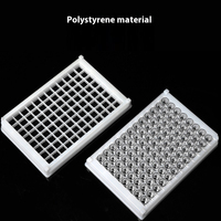 96-Well Plate Détachable High Binding ELISA Microplate White Frame 8-Strip Tubes Consommables de laboratoire emballés individuellement