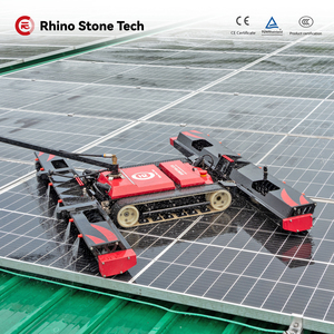 Robot de <span class=keywords><strong>Limpieza</strong></span> de Paneles Solares Portátil con Batería de Litio, Rodillo Doble, con Pulverizador de Agua, Máquina de <span class=keywords><strong>Limpieza</strong></span> Solar para Techos - Product Image 6