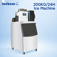 Machine à glace en flocons commerciale automatique de 200 kg/jour avec certification CE, pour la transformation alimentaire, les marchés de poissons, les hôtels