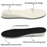 Semelles invisibles légères et respirantes pour augmenter la taille, coussin de talon en mousse à mémoire de forme EVA, coussin de chaussure