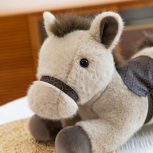 Peluche a Forma di <span class=keywords><strong>Pony</strong></span> - Animale di Pezza Super Morbido, Simpatico Mascotte per Regali ai Bambini e Decorazione Casa, <span class=keywords><strong>Giocattolo</strong></span> Morbido per Bambini - Product Image 2