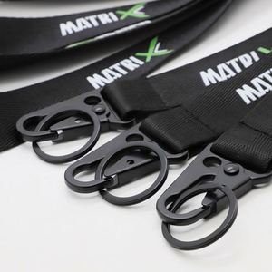 Gaming Streetwear Keychain Strap Eagle Hook Tech Company Staff ID Card <b>Holder</b> Lanyard Custom Heavy Duty Nylon Lanyards - Product Image 2