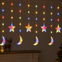 Nouveauté : Guirlandes lumineuses LED de Noël avec Père Noël et bonhomme de neige pour la décoration intérieure et extérieure des fenêtres et des rideaux