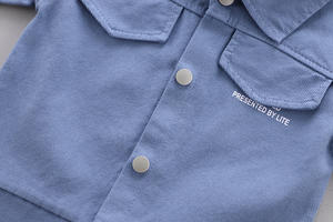 Nouvelle collection de vêtements pour enfants, ensembles de vêtements, t-shirt à impression personnalisée et pantalon de survêtement, ensemble 3 pièces pour enfants - Product Image 3