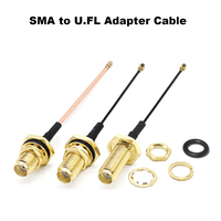 Câble Pigtail RF 50 Ohms SMA Femelle / RP SMA Femelle vers UFL MHF 1.13mm 1.37mm RG174 RG178 RG316