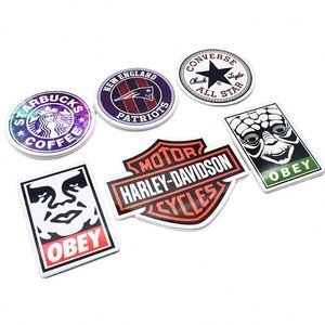 Autocollants personnalisés en vinyle PVC imperméable, découpe à la forme, impression d'étiquettes de logo - Product Image 2