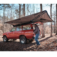 Vente en gros 270 degrés auvent voiture toit tente auvent autoportant avec Led 4x4 extérieur Camping rétractable véhicule auvent
