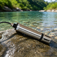 Sonde pH/ORP résistante aux hautes températures, précision 0,01 pH, étanche, en ABS, pour la surveillance des eaux usées industrielles