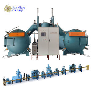 Four de brasage sous vide à induction automatique de bouteille de flacon à vide d'acier inoxydable pour la fabrication efficace de bouteille - Product Image 1