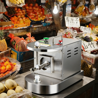 Kleine Elektrische Fruitpeller Machine Citroensinaasappelschilmachine Citrus Dunschiller Automatische Fruitschilmachine